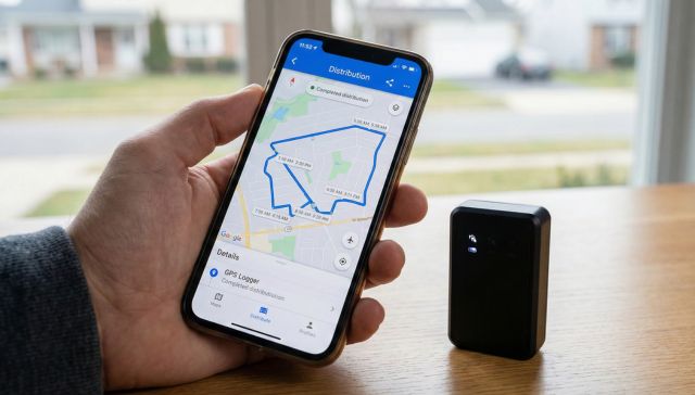 GPSロガーによる「配布管理」を行っているか
