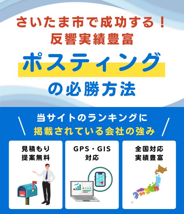 さいたま市ポスティング業者おすすめランキング