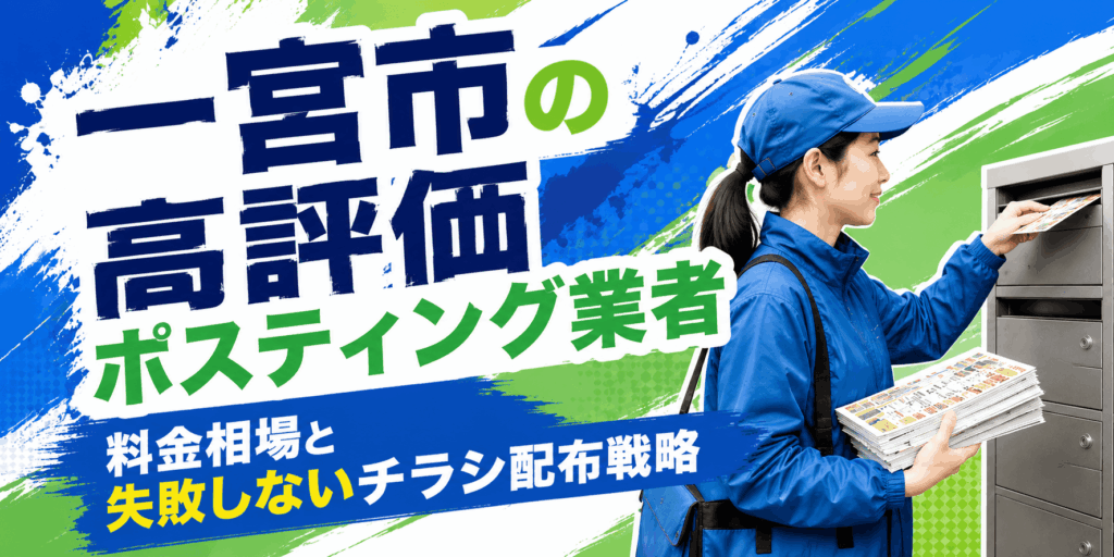 一宮市の高評価なポスティング業者とチラシ配布料金単価【2026年最新版】