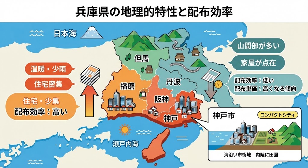 兵庫県の地理的特性