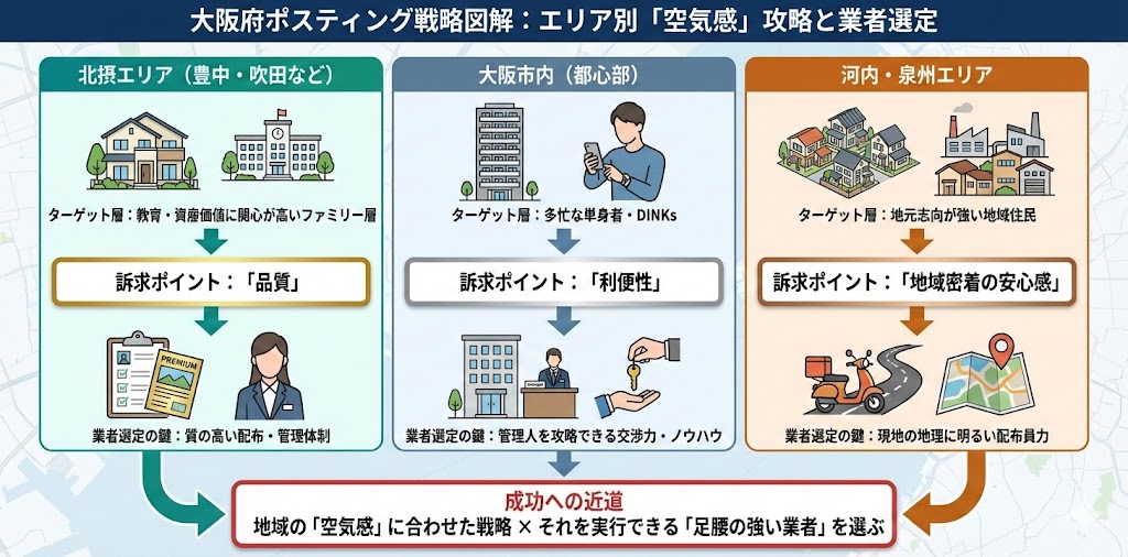 大阪のポスティング戦略
