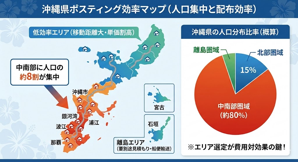 沖縄県ポスティング戦略〜地域特性