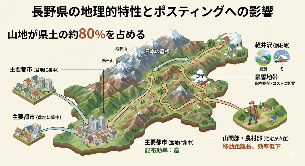 長野県のポスティング事情