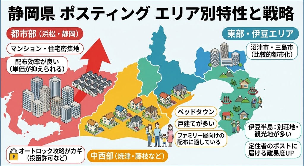 静岡県のポスティング戦略