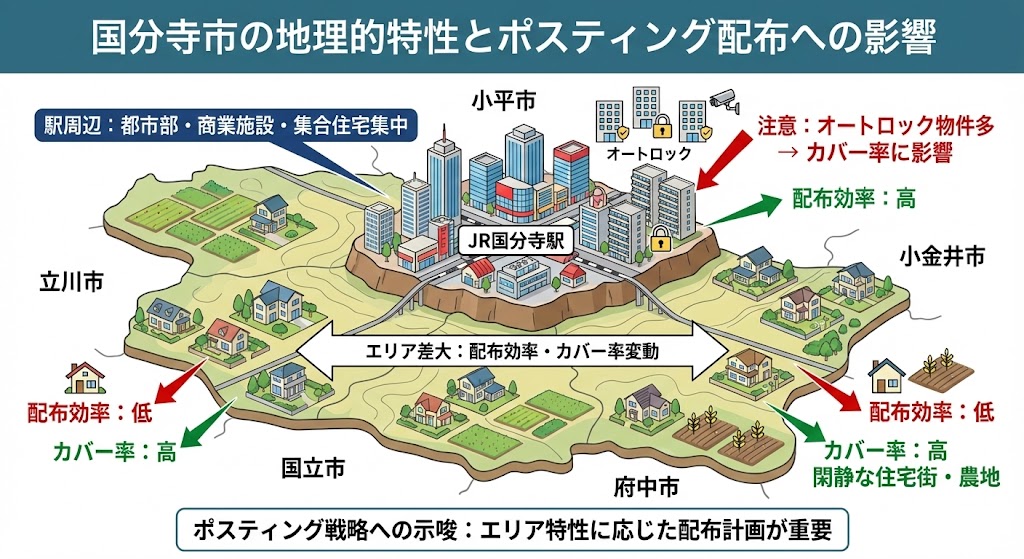 国分寺市の地理的特性