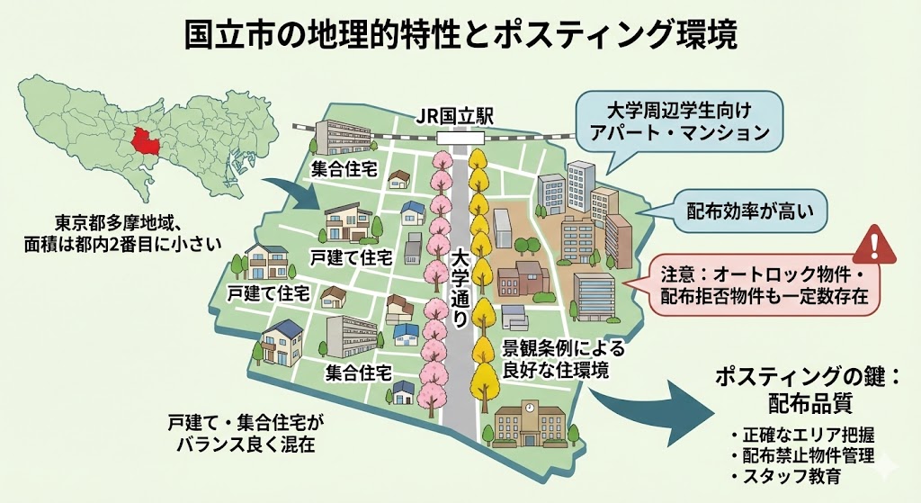 国立市の地理的特性