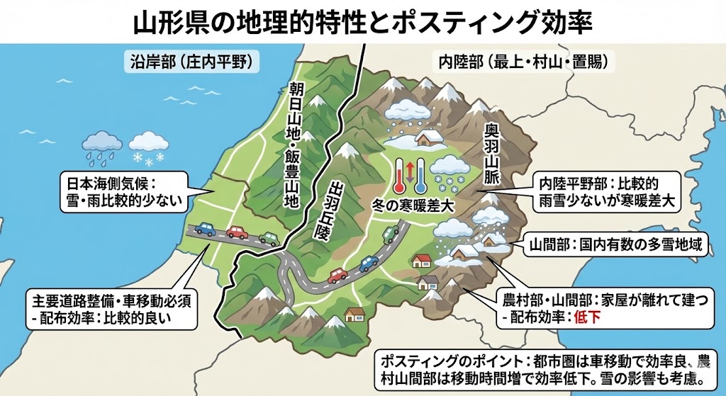 山形県の地理的特性