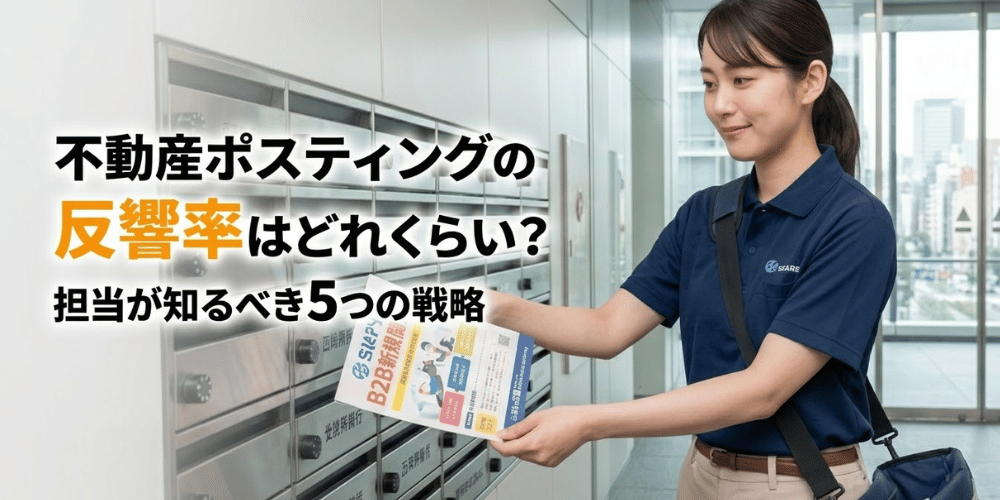 不動産ポスティング反響率