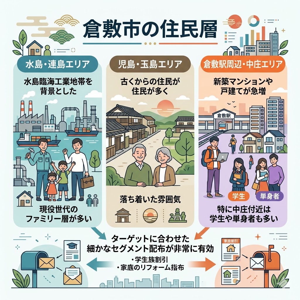 倉敷市の住民層