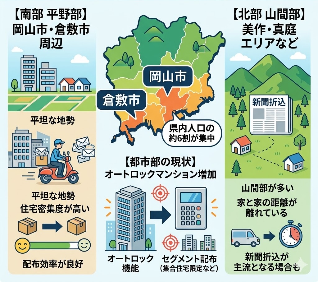岡山県の地理的特性