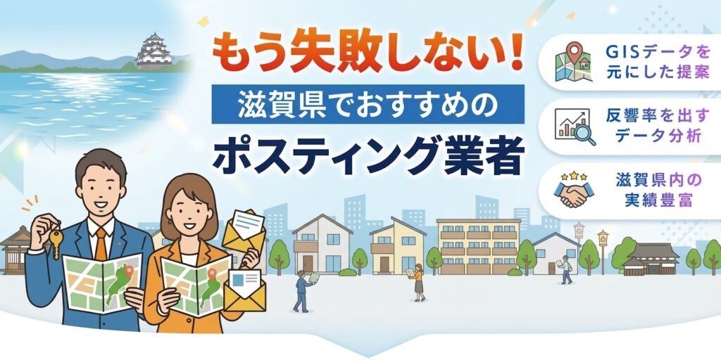 滋賀県で高評価のおすすめポスティング業者ランキングとチラシ配布世帯数