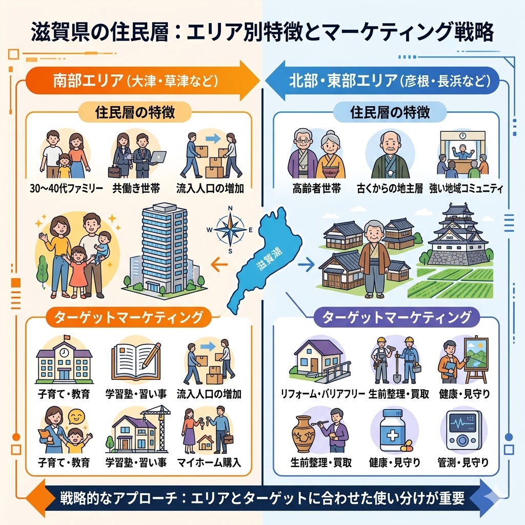 滋賀県の住民層