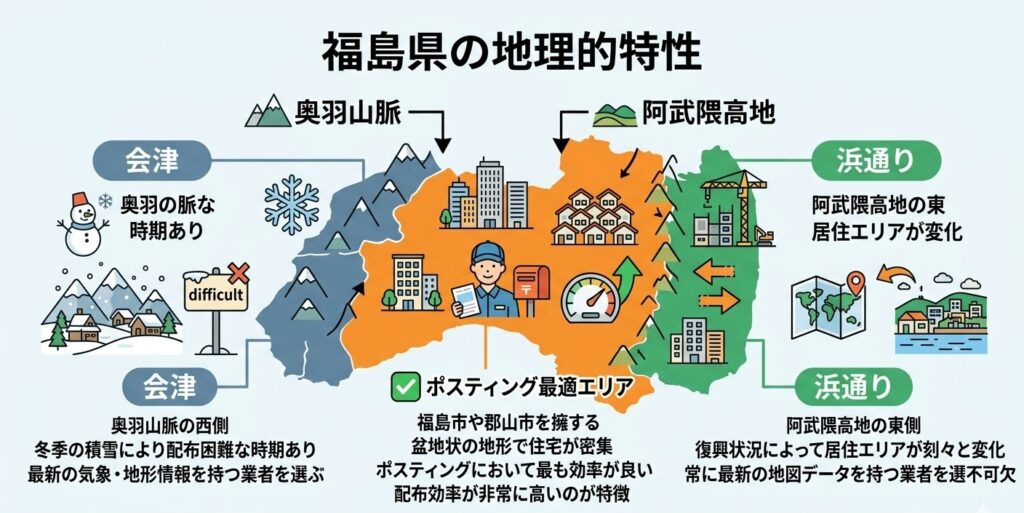 福島県の地理的特性