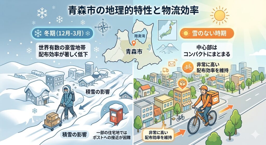 青森市のポスティング事情