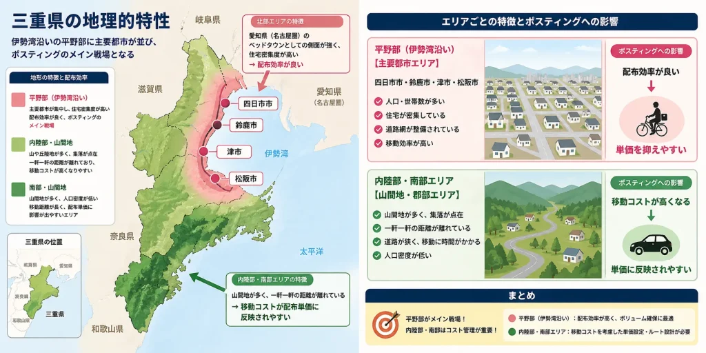三重県の地理的特性
