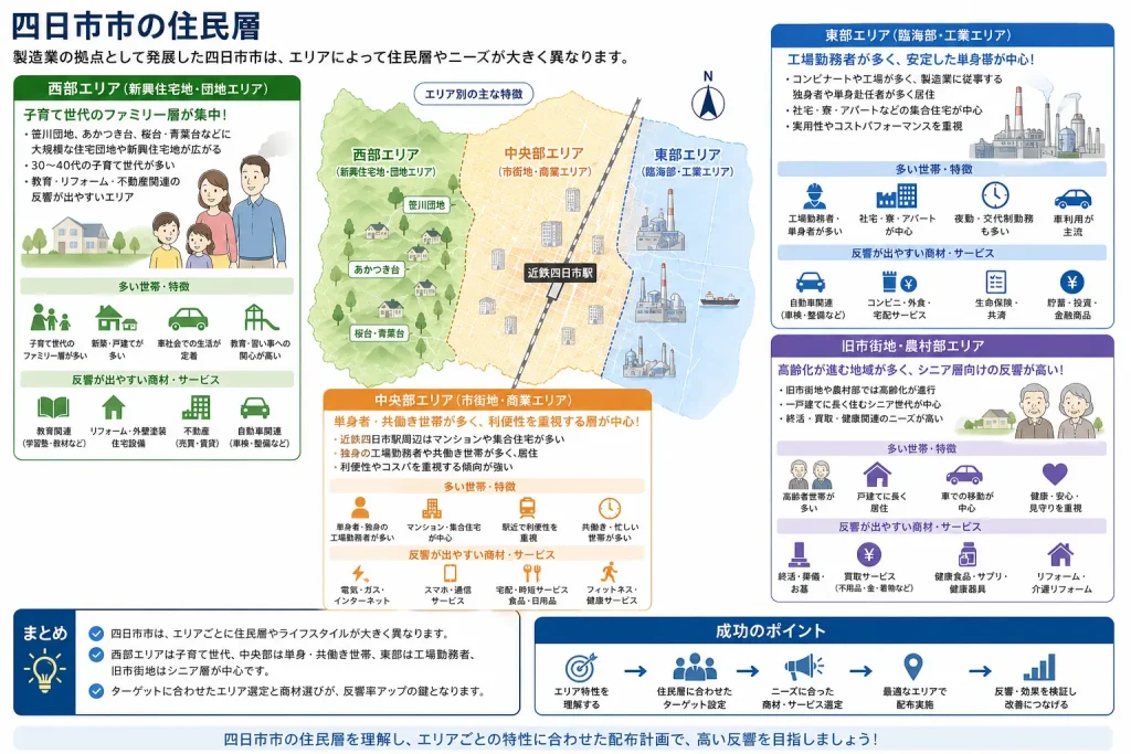 四日市市の住民層
