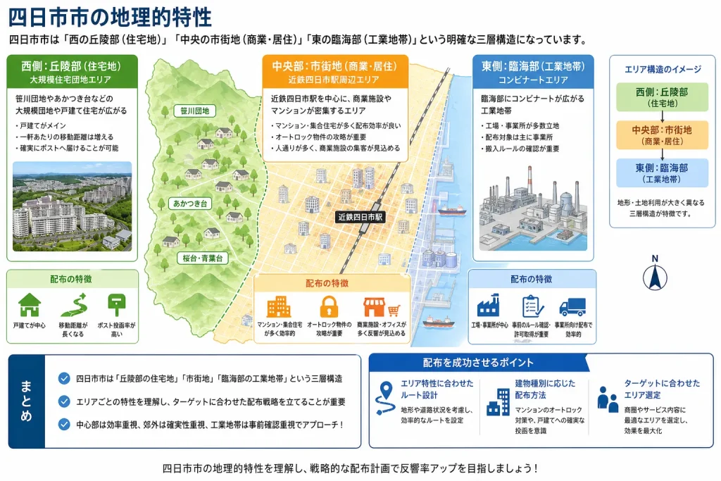 四日市市の地理的特性