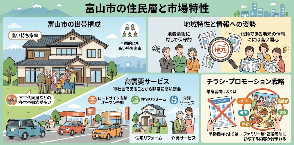 富山市の住民層