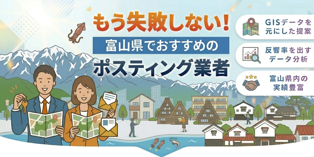 富山県の高評価ポスティング業者10選とチラシ配布世帯数