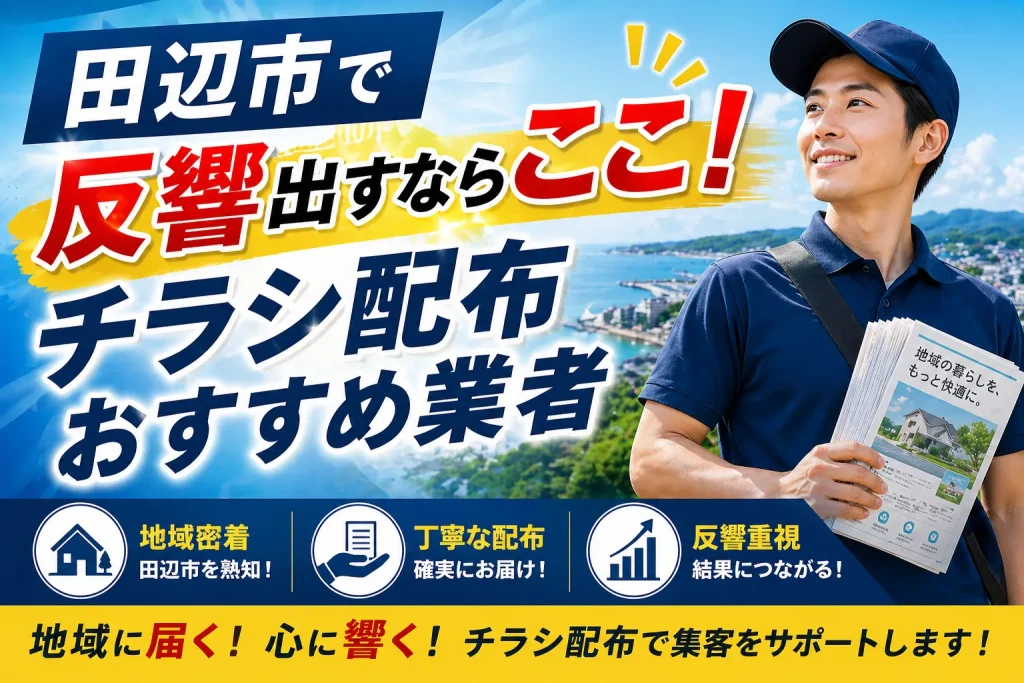 田辺市ポスティング