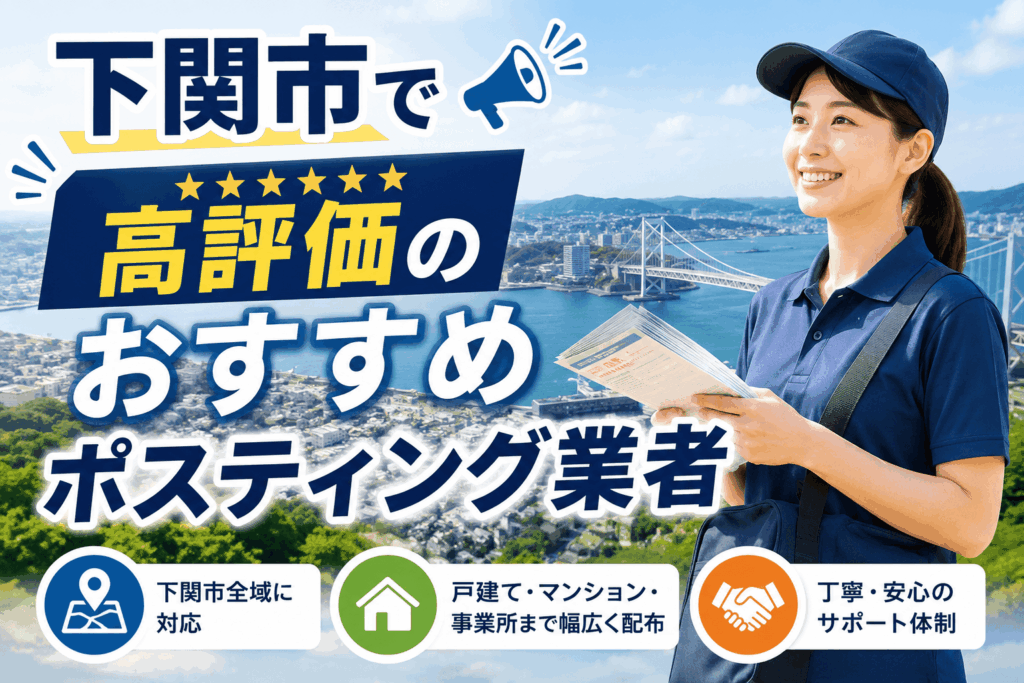 下関 ポスティング