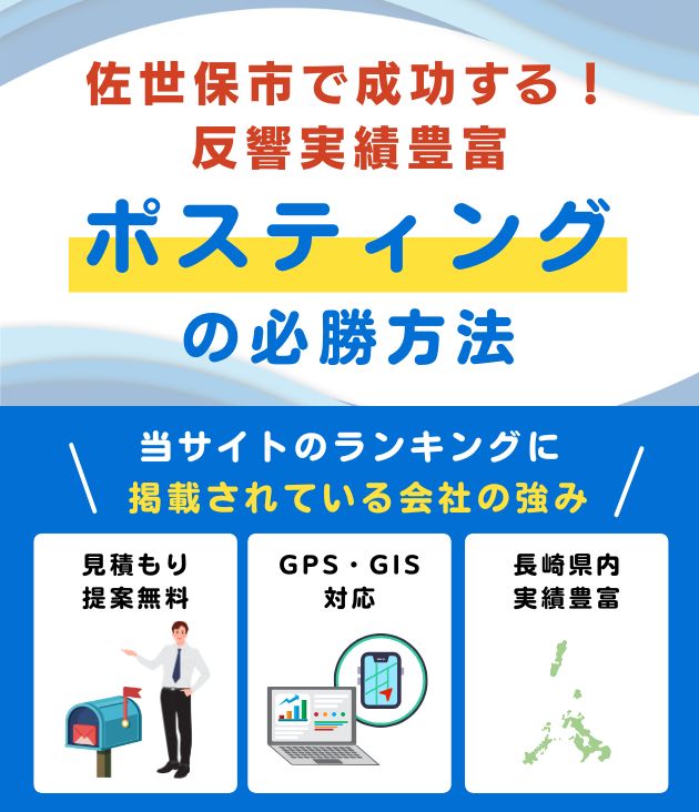 佐世保市の高評価ポスティング業者おすすめランキング