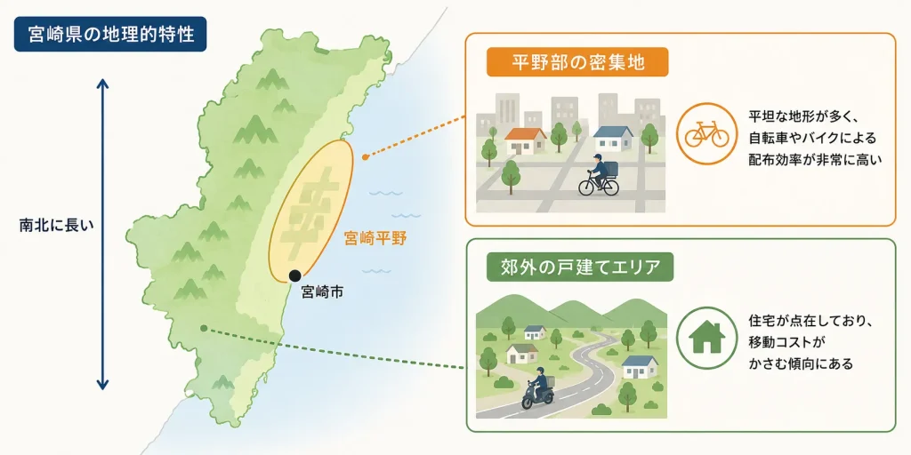 宮崎県の地理的特性