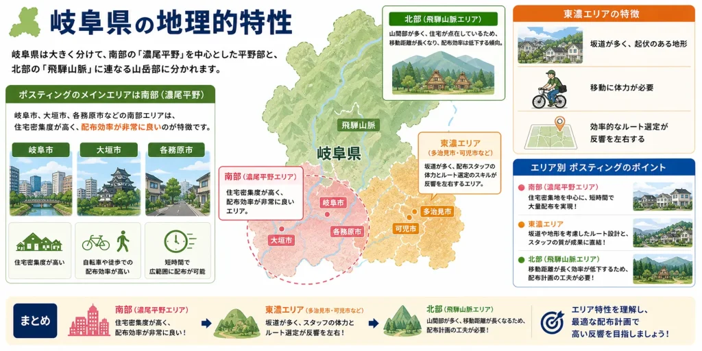 岐阜県の地理的特性