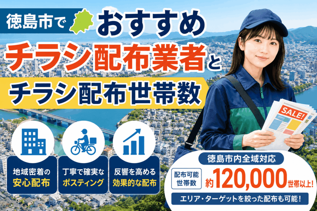 徳島市チラシ配布業者おすすめ