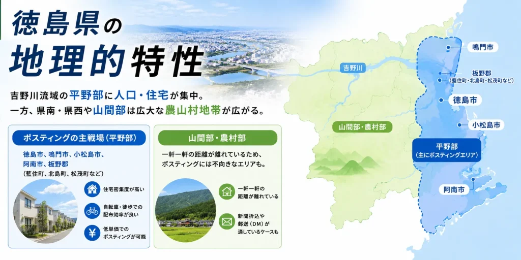 徳島県の地理的特性