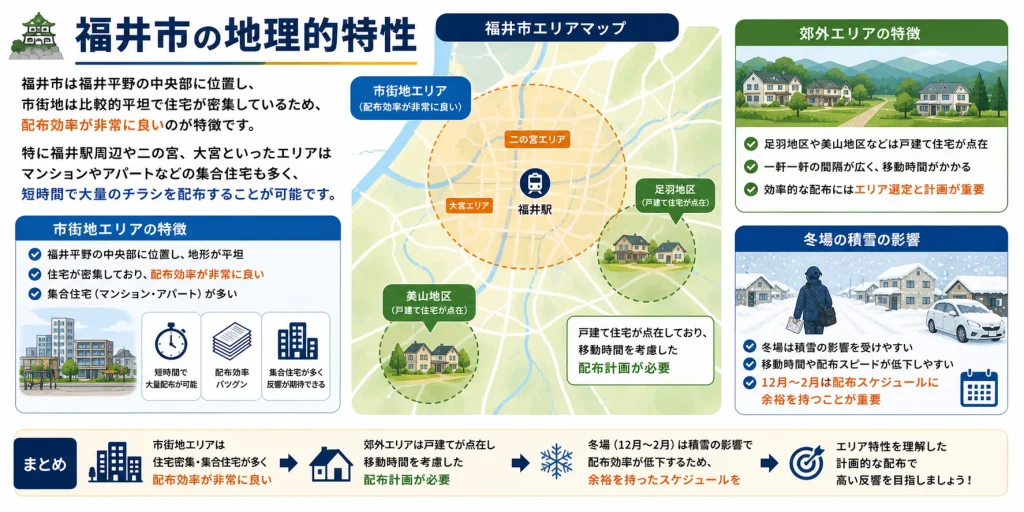 福井市のポスティング戦略