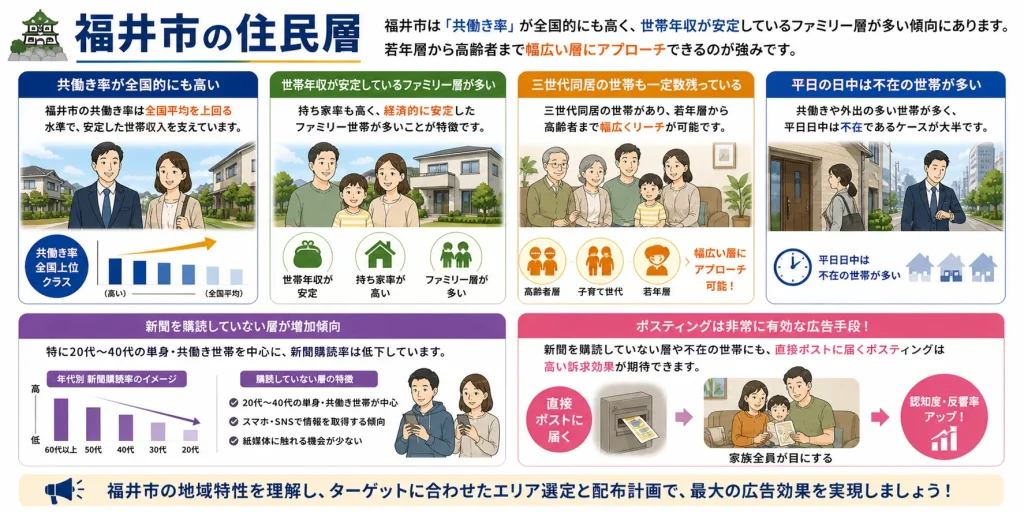 福井市の住民層