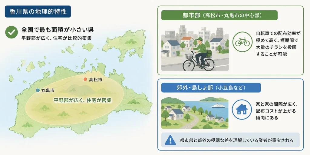 香川県の地理的特性