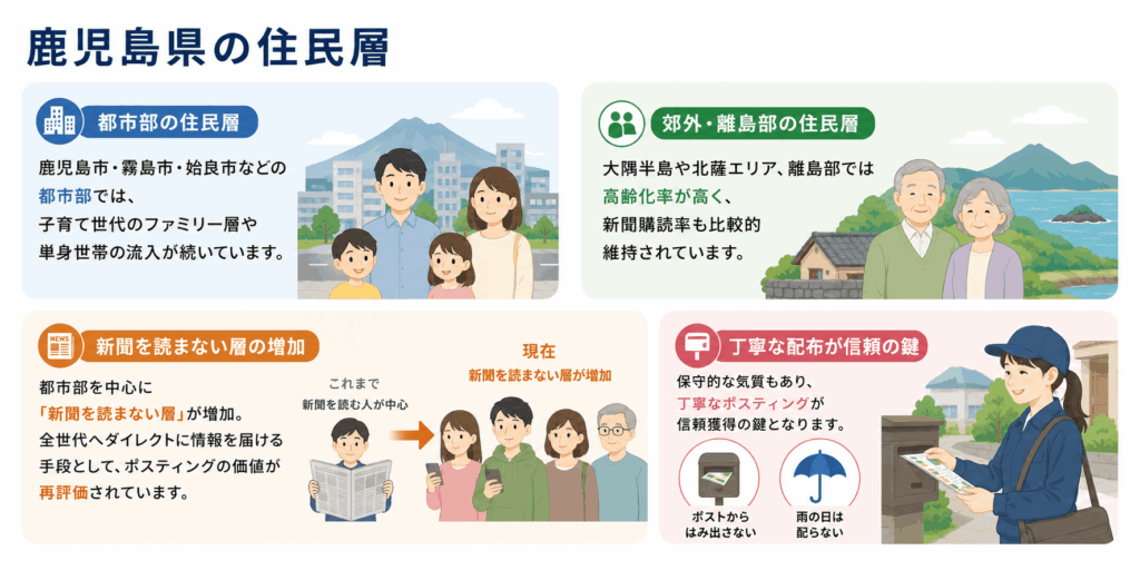 鹿児島県の住民層