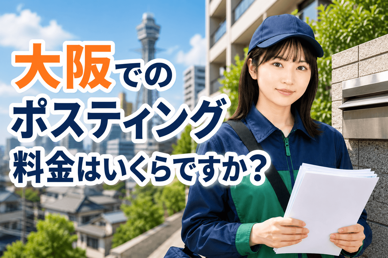 大阪でのポスティング料金はいくらですか？
