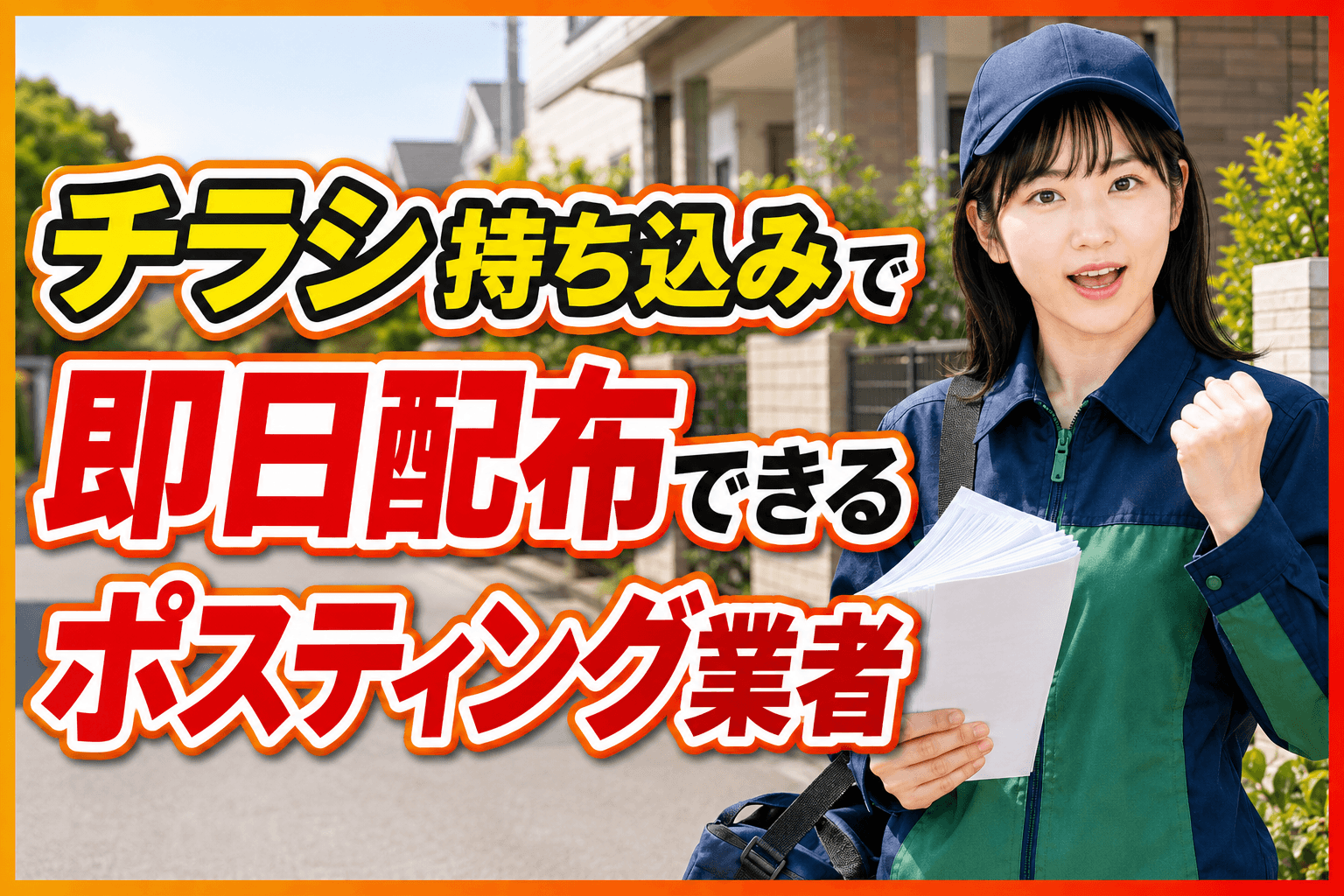 ポスティング 即日対応