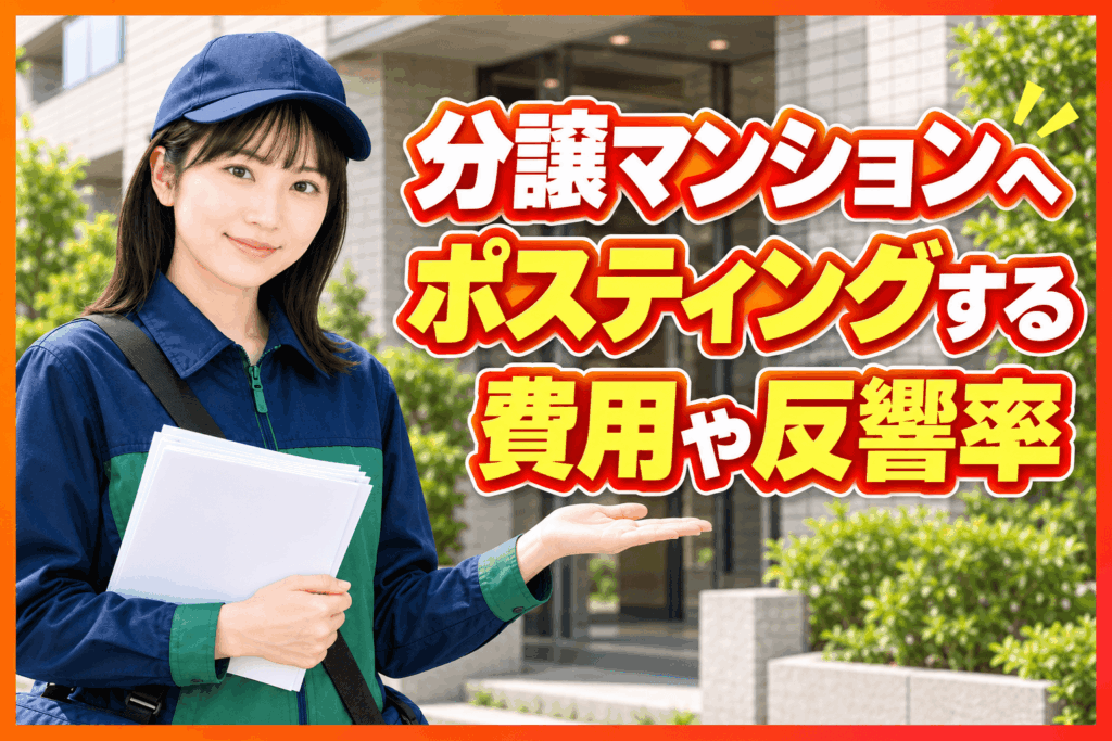 分譲マンション ポスティング