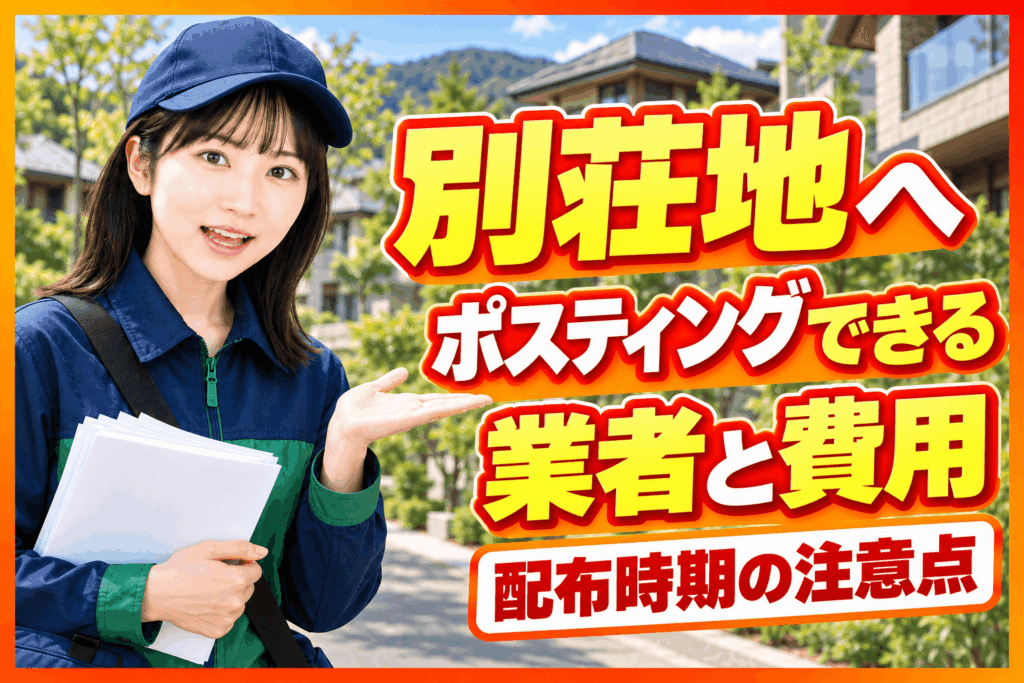 別荘地 ポスティング