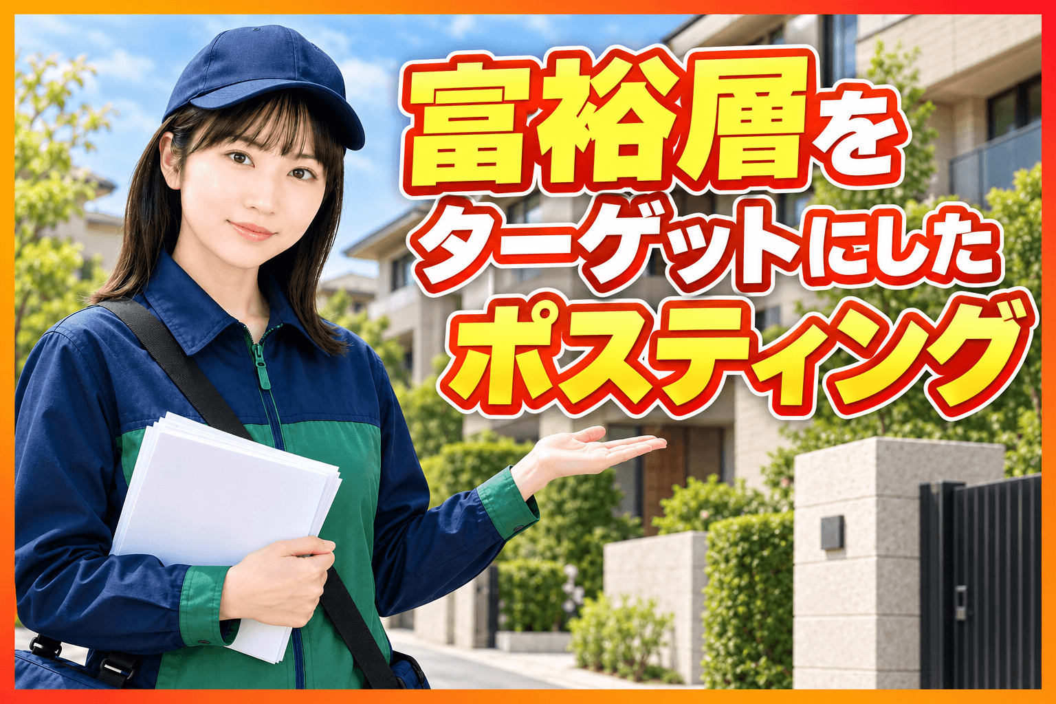 富裕層 ポスティング