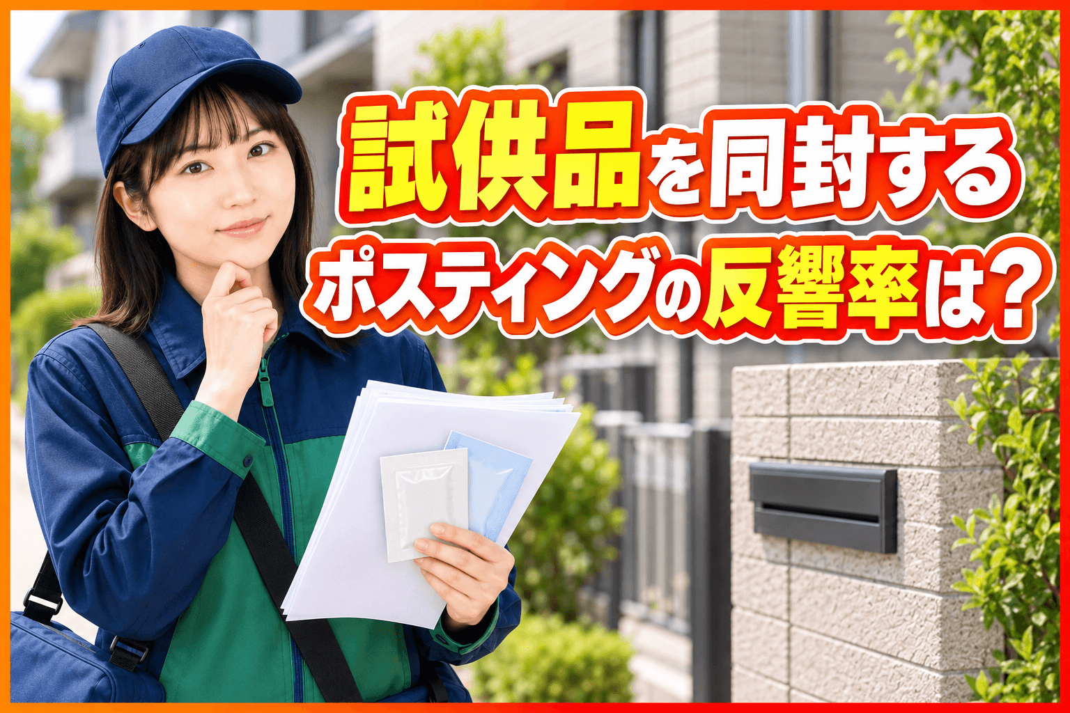 試供品 ポスティング
