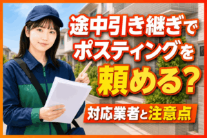 途中引き継ぎ ポスティング
