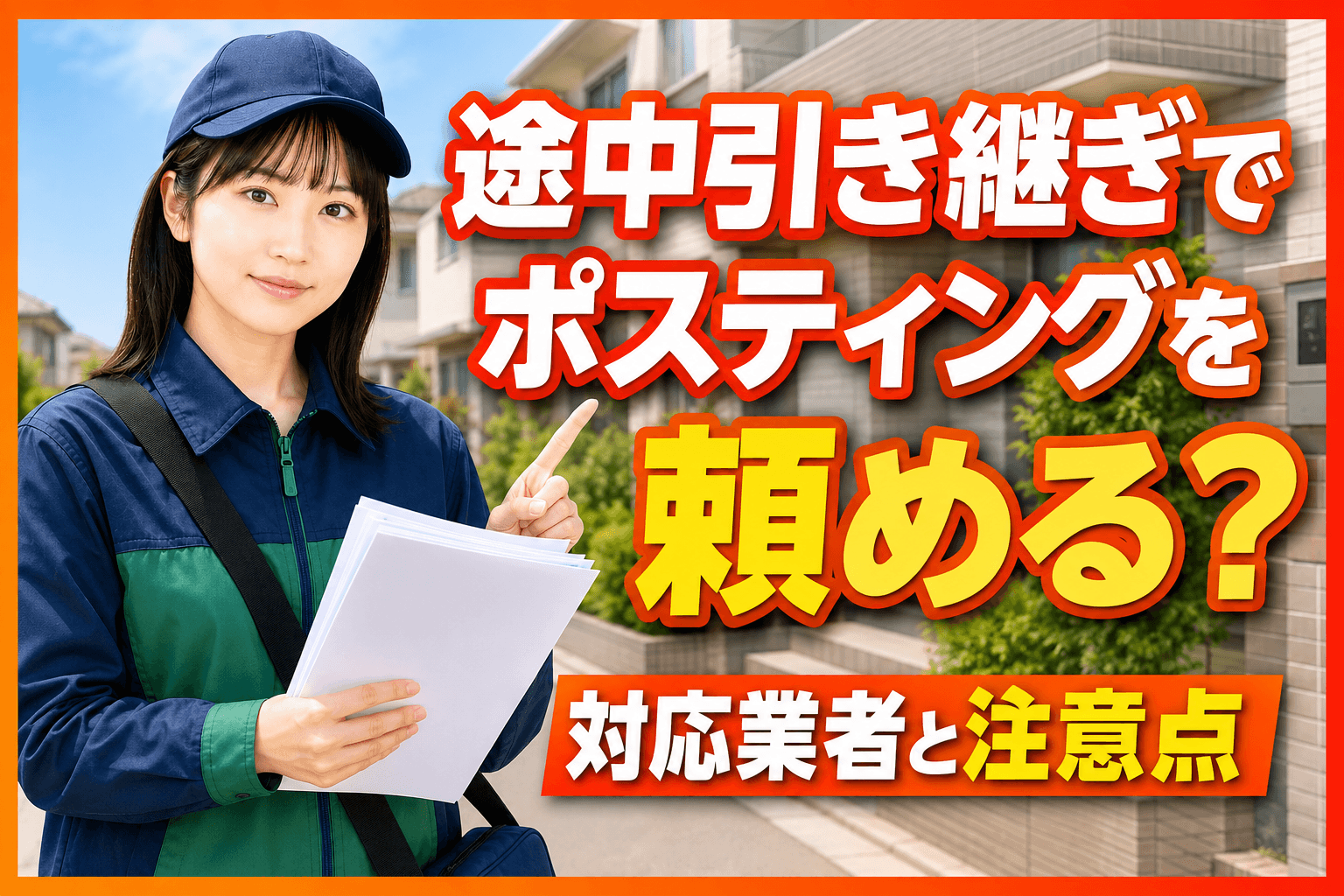 途中引き継ぎ ポスティング